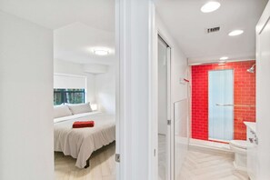 2 bedrooms, iron/ironing board, travel crib, WiFi