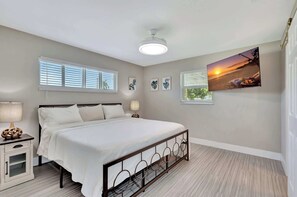 3 bedrooms, iron/ironing board, travel cot, WiFi