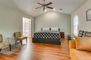 3 habitaciones, tabla de planchar con plancha, wifi y ropa de cama