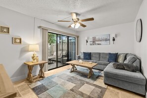 Smart TV, books, stereo