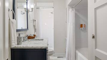 Hair dryer, towels