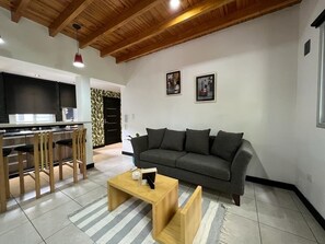 Superior Apartment, City View | Living area | TV - Ayres home  (Mendoza)