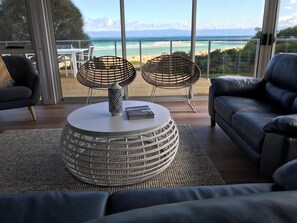 Smart TV, DVD player, books, video library