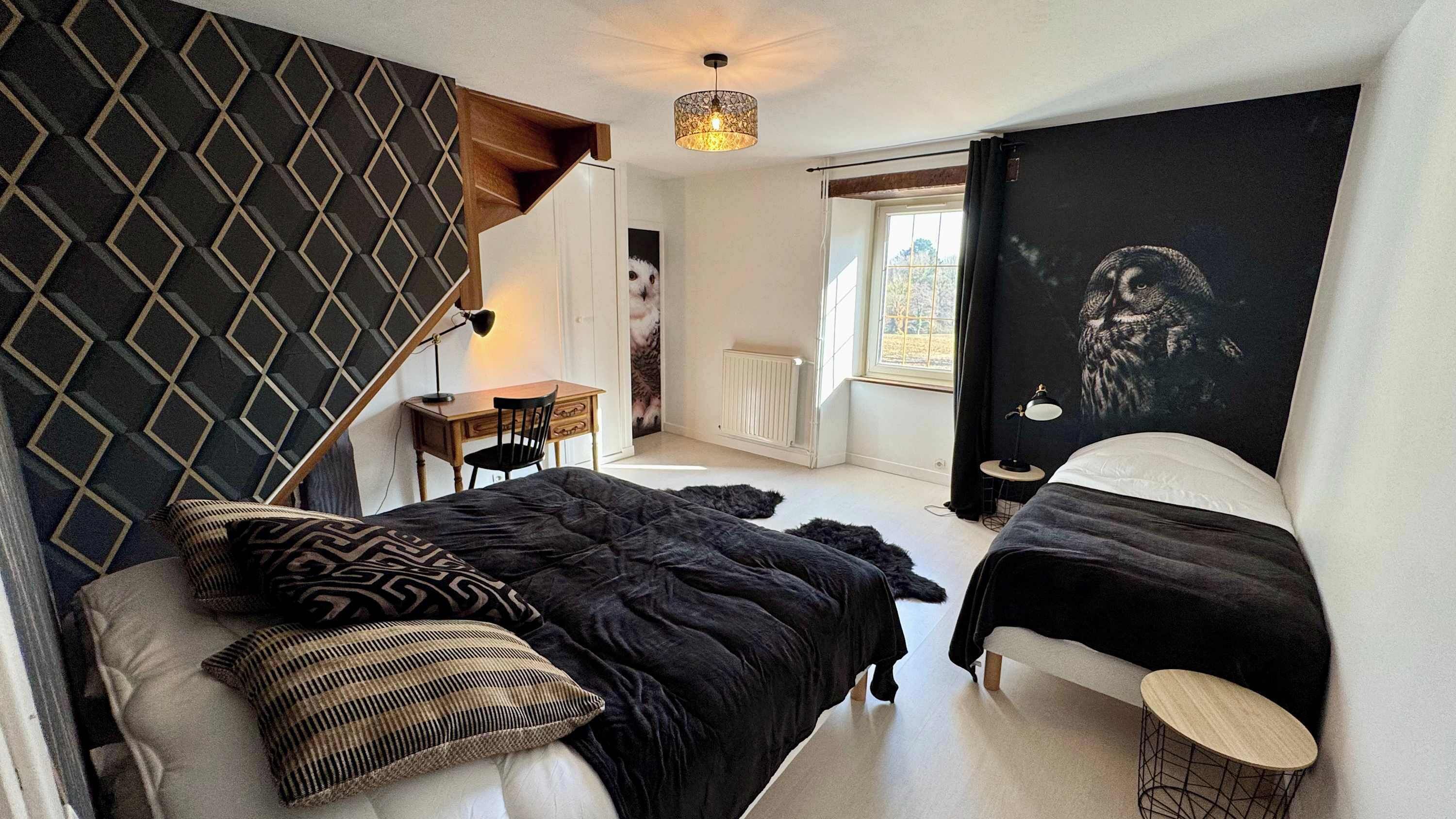 7 chambres, fer et planche à repasser, Wi-Fi