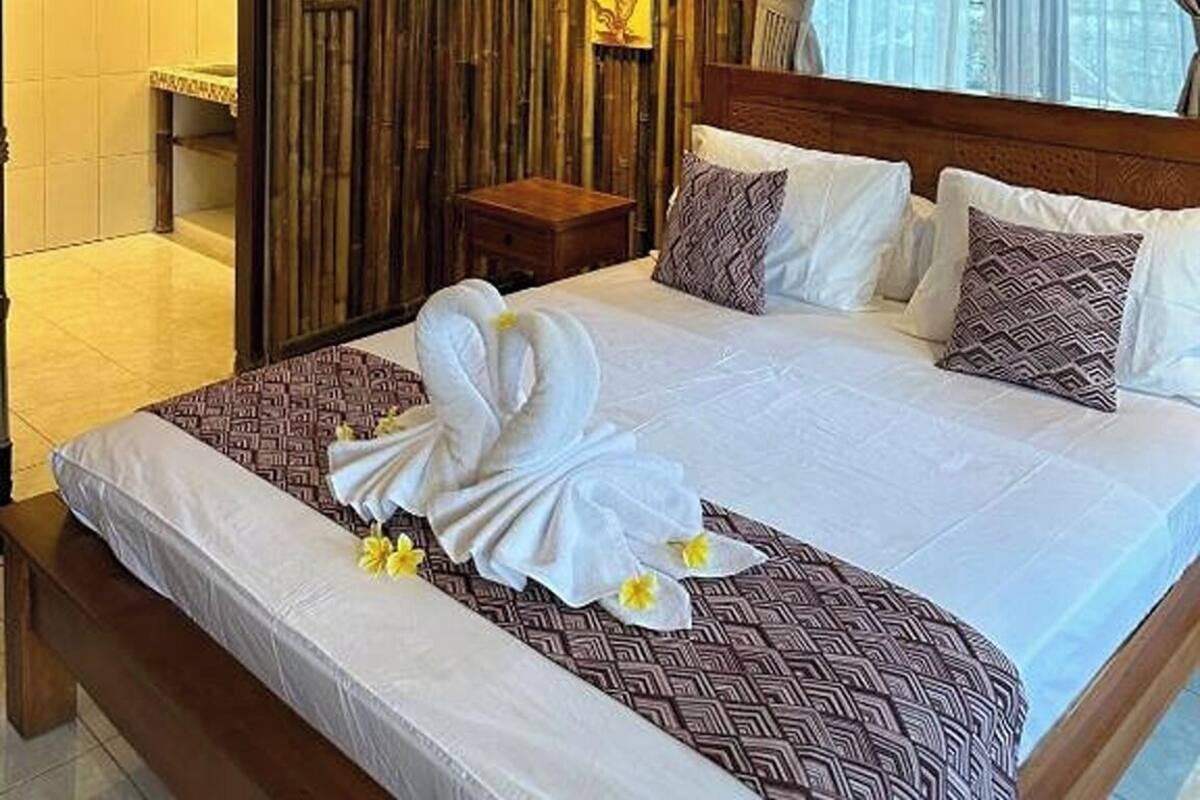 1 bedroom, desk, blackout drapes, iron/ironing board (on request)