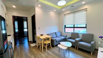 Familjelägenhet - 1 sovrum - pentry - utsikt mot staden | Utsikt från rummet