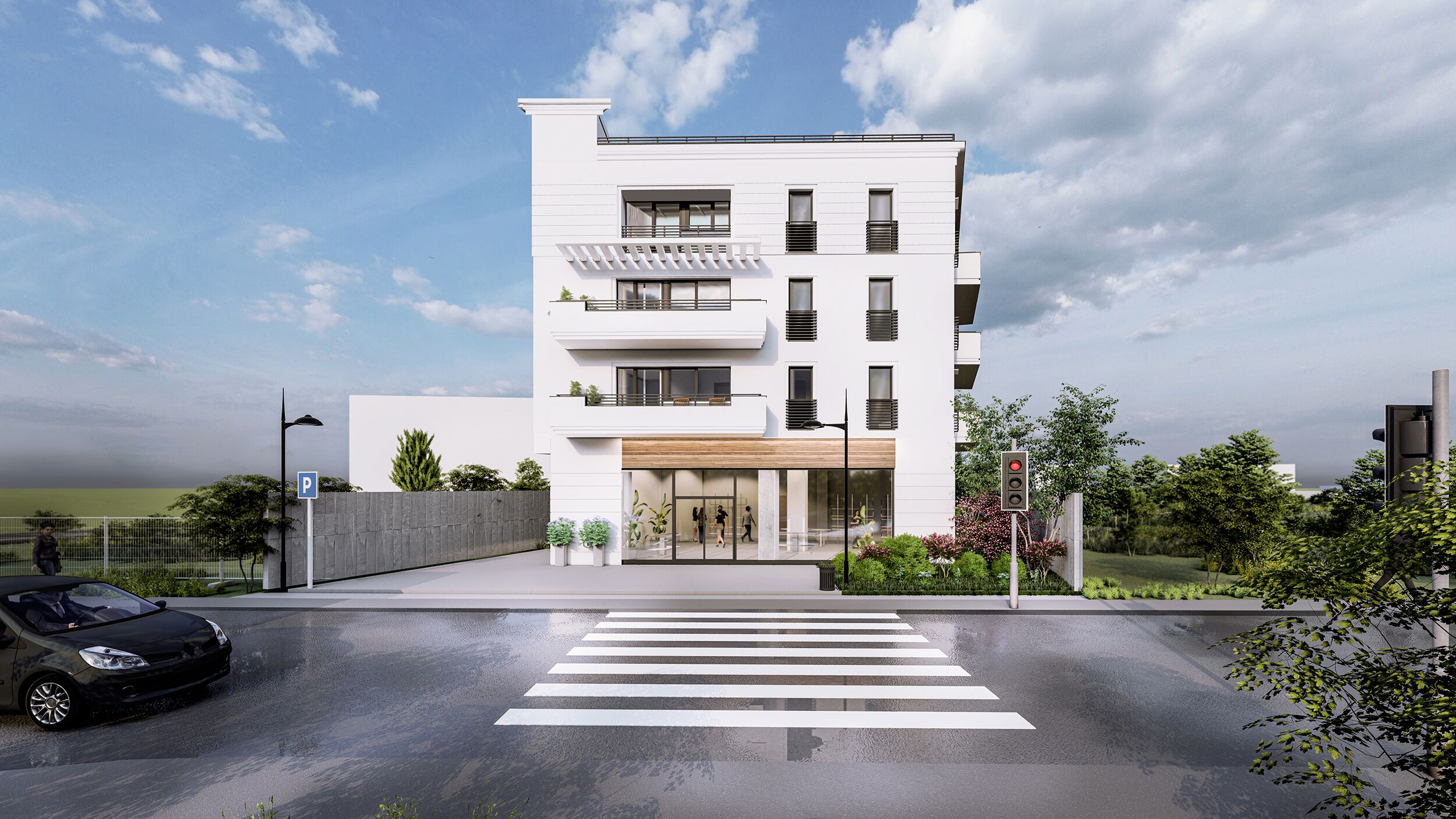 Pemandangan dari properti