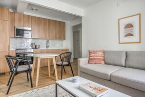 Interior - Great East Village 1BR w/ Courtyard, Gym, A/C, Elev & W/D, by Blueground (Downtown)