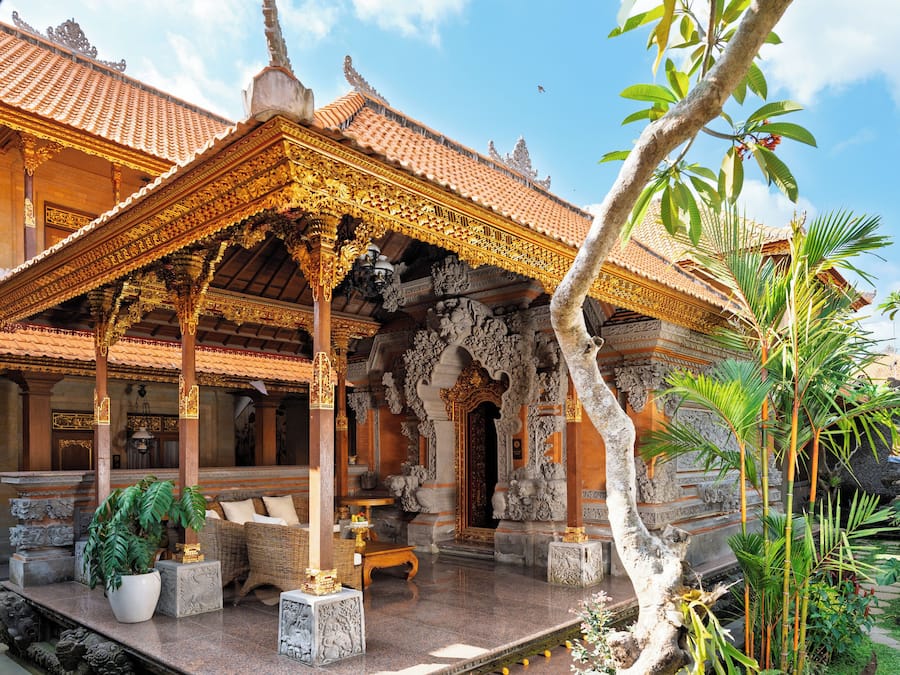 Voorkant van accommodatie