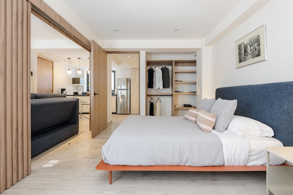 1 bedroom, desk, WiFi, bed sheets - Ideal apartment for home office in Condesa (Ciudad de México)