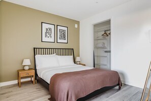 1 室のベッドルーム、アイロン / アイロン台、WiFi、ベッドシーツ