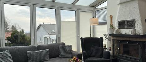 House | Living room | Fireplace