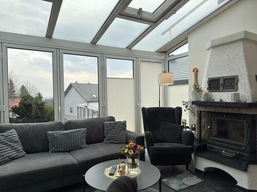 Ferienhaus mit Kamin in Thale-friedrichsbrunn