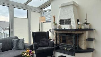 House | Living room | Fireplace