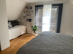 1 makuuhuone, silitysrauta/-lauta, ilmainen Wi-Fi, vuodevaatteet