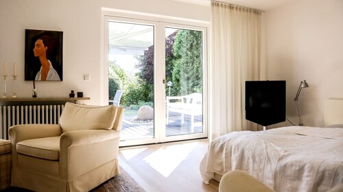 Appartement 'Ferienwohnung Jung Und Lind' met privé terras, privé tuin en Wi-Fi