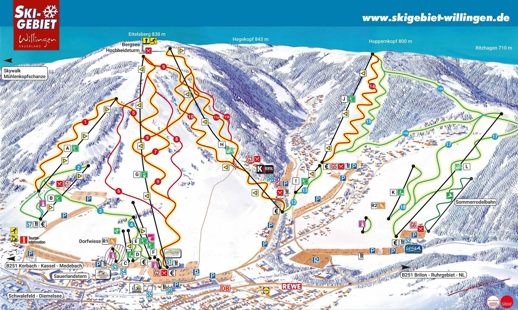 Carte de l’hébergement