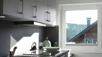 Kühlschrank, Ofen, Herdplatte, Geschirrspüler