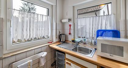 Einzimmerapartment 'Behrens-Reinke' mit privater Terrasse, Gemeinschaftsgarten und Wi-Fi