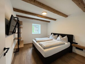 1 bedroom, bed sheets - Saalfelden Apartment Balcony Mountainview (Saalfelden am Steinernen Meer)