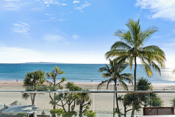 Appartement Deluxe, vue sur la plage | Vue du balcon