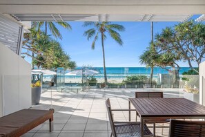 Direct Beach Access Apartment | View from room