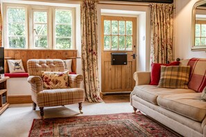 Télévision, cheminée, lecteur de DVD