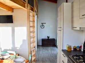 Apartment | Private kitchen - Apartment in a Farmhouse With Swimming Pool (Lapedona)