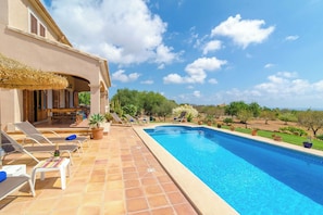 Pool - Can Marines - Villa With Private Pool In S'horta (Calonge - Santanyi, Illes Balears)