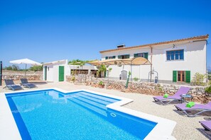 Pool - Sa Vinyota - Villa With Private Pool In Llubí (Llubi, Illes Balears)