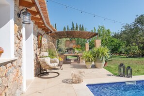 Terrace/patio - Can Sion - Villa With Private Pool In Esporles (Esporles, Illes Balears)