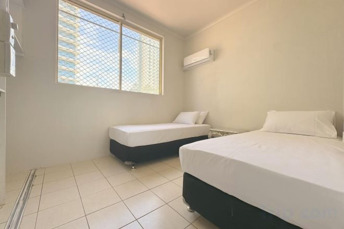 Blackout drapes, iron/ironing board (on request), WiFi (free)