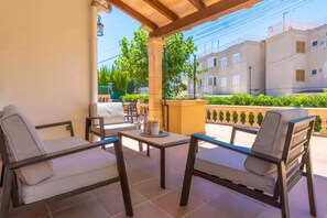 Terrace/patio - Ca'n Torronet - Villa With Private Pool. Free Wifi (Puerto De Alcudia, Illes Balears)