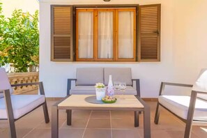 Terrace/patio - Ca'n Torronet - Villa With Private Pool. Free Wifi (Puerto De Alcudia, Illes Balears)