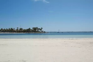 On the beach