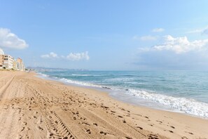 On the beach