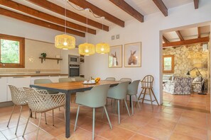 Dining - Saran - Villa With Private Pool In Llucmajor (Llucmajor, Illes Balears)