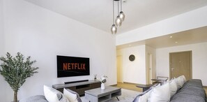 Apartment, Balcony, Sea View | Living area - LUX The Elegant Sea View Suite (Dubai)