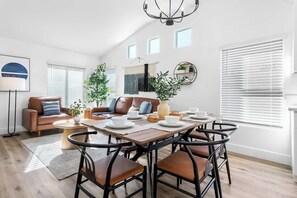 Dining - Spacious 4BR Home - Pool Getaway with Arcade Fun! (North Las Vegas)