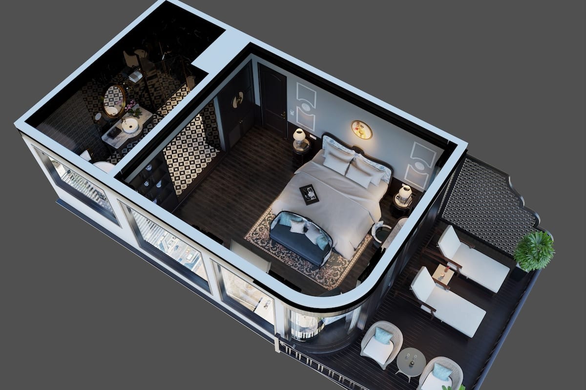 Camera Luxury, terrazzo, vista oceano | Insonorizzazione