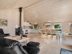TV, fireplace - "Skrollan" - 200m to the fjord by Interhome (Hurup Thy)