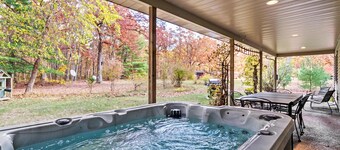 Dog-Friendly Dual Home in the Woods w/ Lake Access