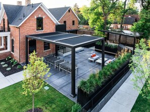 Outdoor dining - Experience the Romance of The Historic Rouse House (Bozeman)