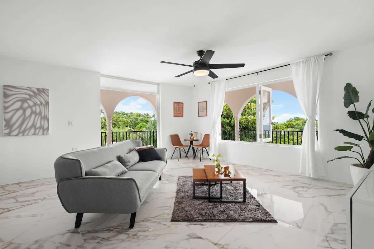 Smart-tv en een kantoor