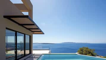 Villa, Balcony, Sea View | Private pool