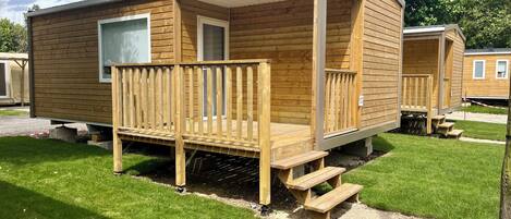 Classic-Ferienhaus, 2 Schlafzimmer | Terrasse/Patio