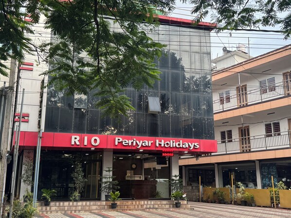 Façade de l’hébergement