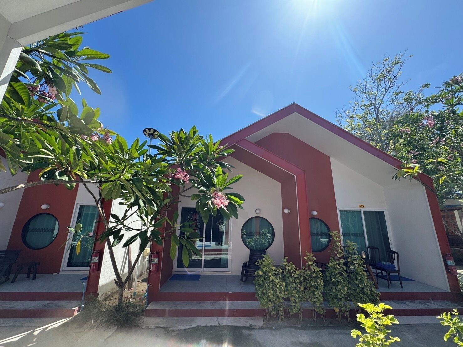 Superior dubbelrum - utsikt mot trädgården | Exteriör