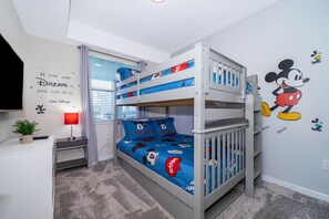 2 bedrooms, iron/ironing board, travel crib, free WiFi