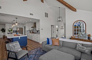 Smart TV, fireplace, table football - Mountain Lake Views | Stunning Lakefront Retreat | Hot Tub | Game Room | Near Downtown (Flagstaff)